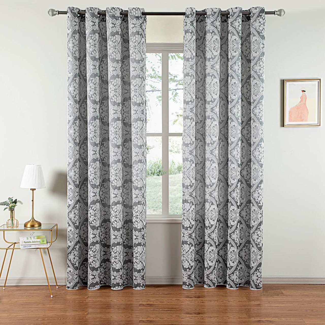 DMC502 Drop-Shipping Semi-Blackout Curtains Dolce Mela Athena