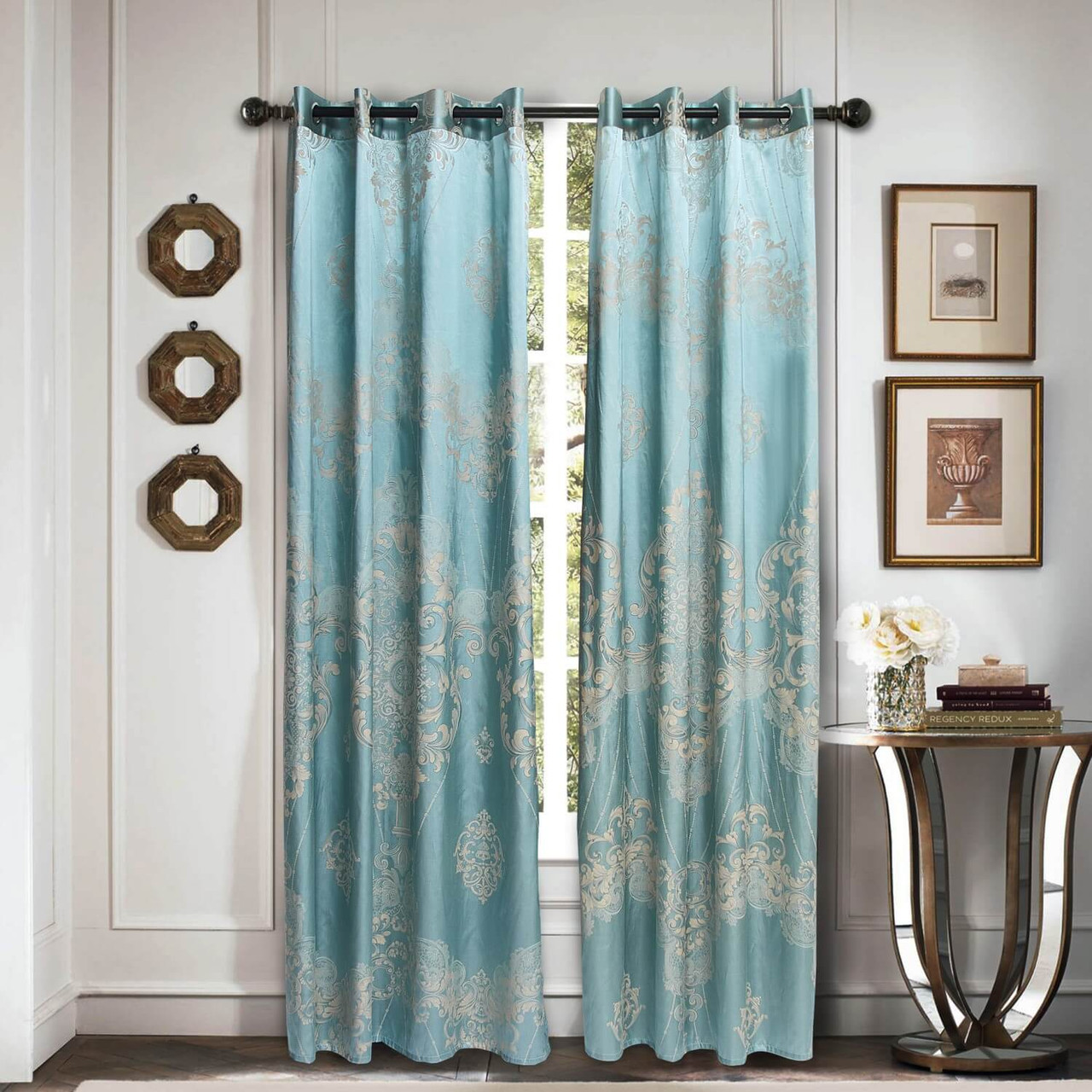 DMCU811 Dolce-Mela Luxury Jacquard Curtains Wholesale-Dropship