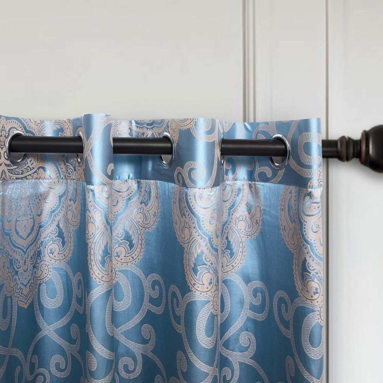 Drop-shipping Distributor Jacquard Fabric Curtains DMCU817