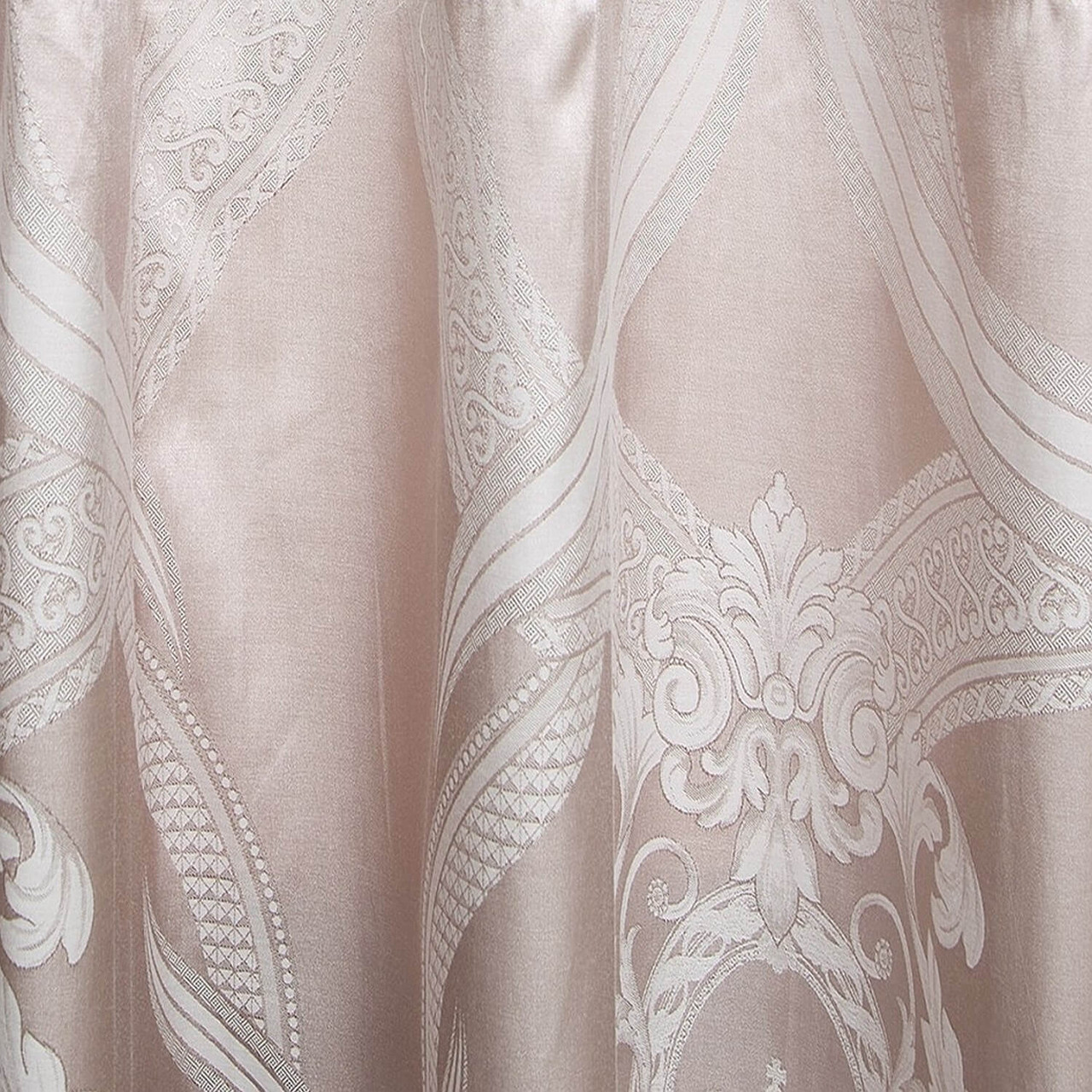 Dropship Wholesale-Luxury Jacquard Material Dolce-Mela Curtains DMCU818