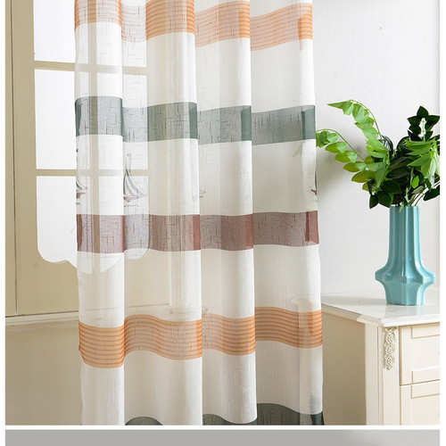Dolce Mela Sheer Curtain Panels - Bermuda - DMC486