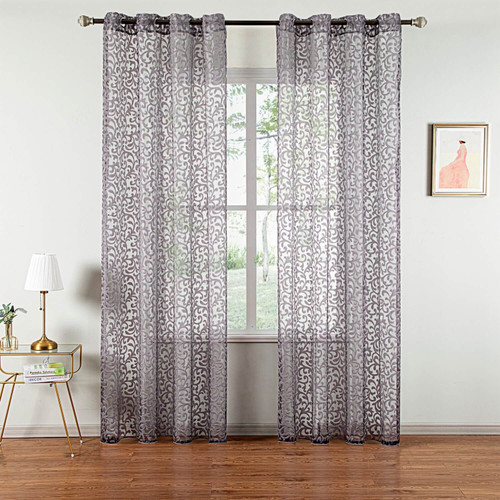 sheer leopard print curtains