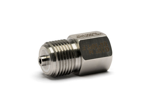 Pressure fitting G1/2" B male to 1/4" NPT female