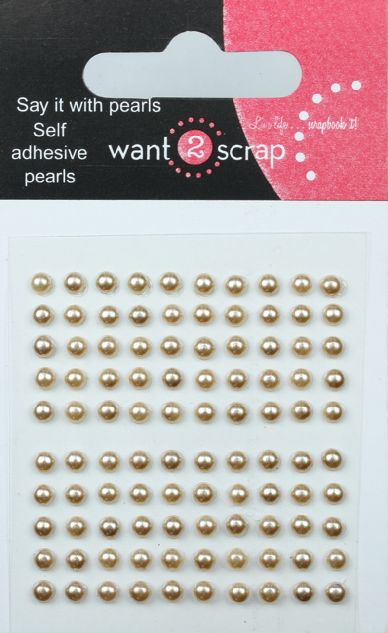 Sticker - Fashion Pearl Self-Adhesive Embellishment Sticker