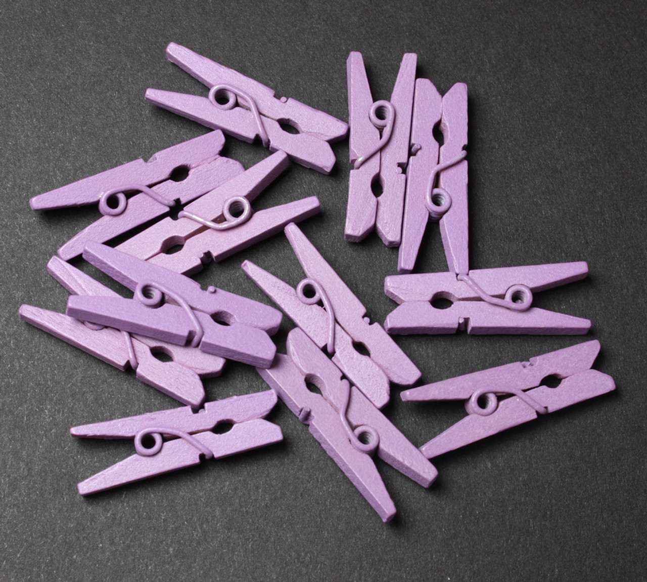 Baby Clothes Pins (12 Pack) - Lavender - Want2Scrap