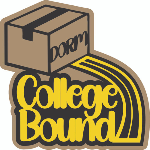 COLLEGE BOUND - LASER DIE CUT