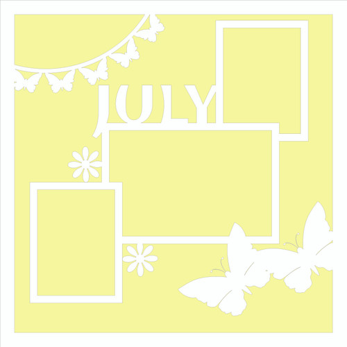 JULY PG 1 - 12 X 12 SCRAPBOOK OVERLAY