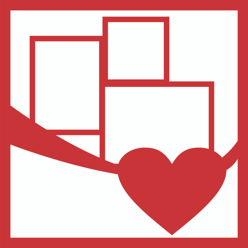 HEART WRAP PG 2 - 12 X 12 SCRAPBOOK OVERLAY