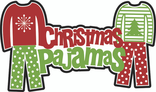 CHRISTMAS PAJAMAS 2 - LASER DIE CUT