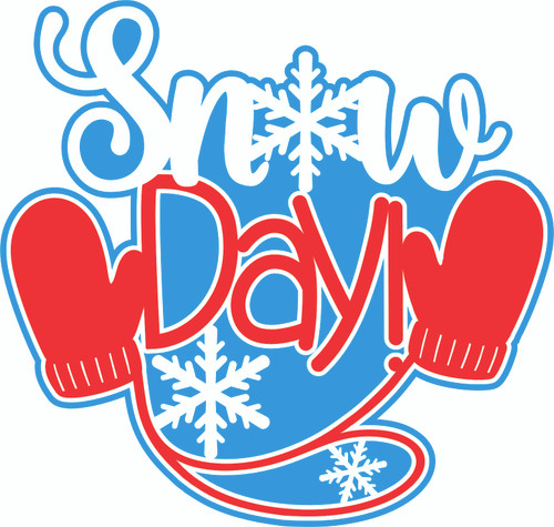 SNOW DAY - LASER DIE CUT
