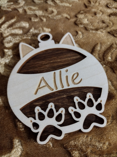 Custom Name Ornament - CAT