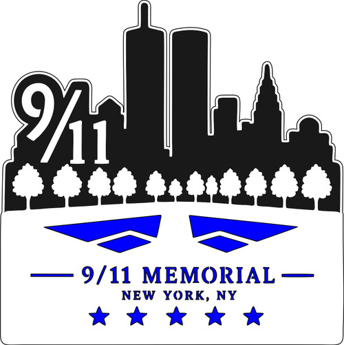 9/11 MEMORIAL LASER DIE CUT