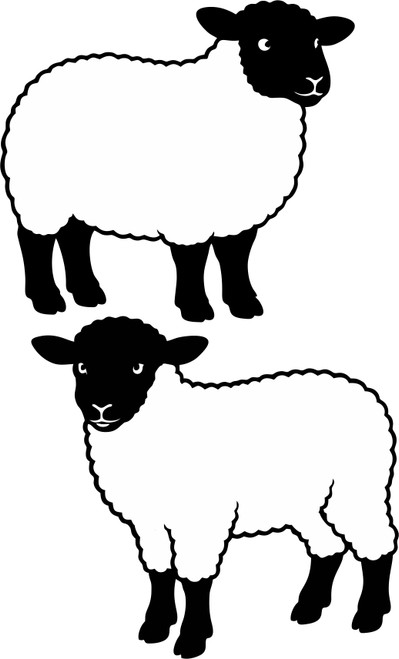 LAMBS - LASER DIE CUT