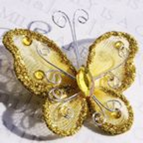 Butterfly - 2" Gold