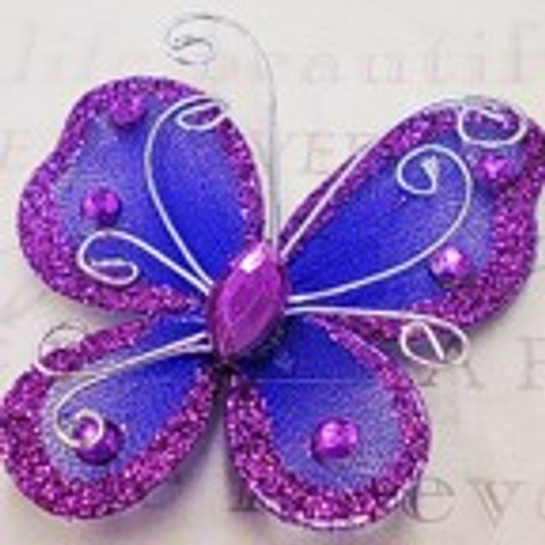 Butterfly - 2" Purple