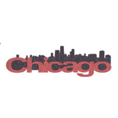 Chicago Skyline Title Strip - Glitter!