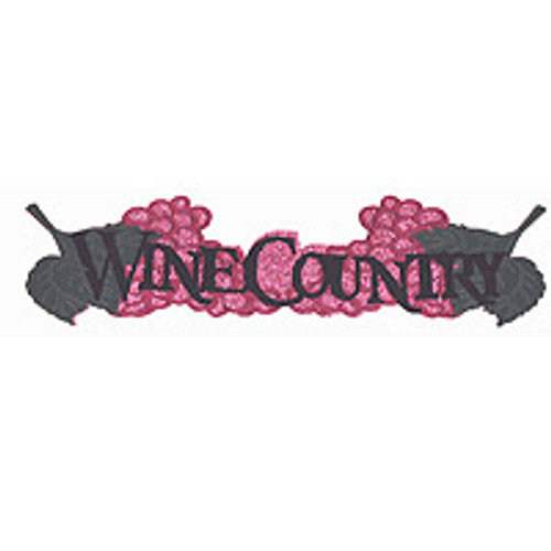 Wine Country GLITTER 4 Color Title Strip