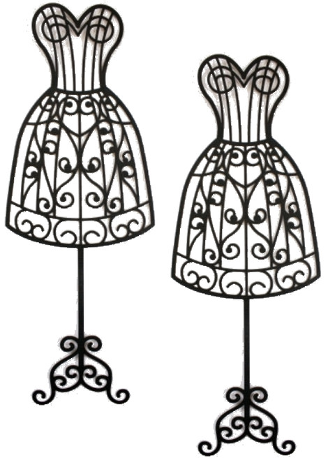 Dress form  - Silhouette Card Sized (2pack)