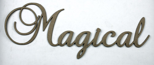 Magical - Fancy Chipboard Word