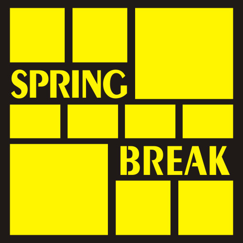 Spring Break - 12x12 Overlay