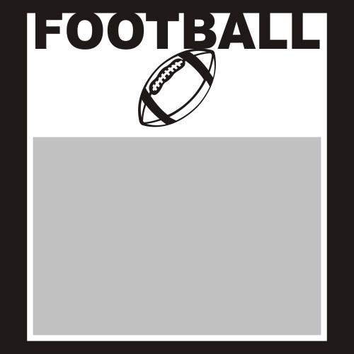 Football with Ball - 6x6 Overlay