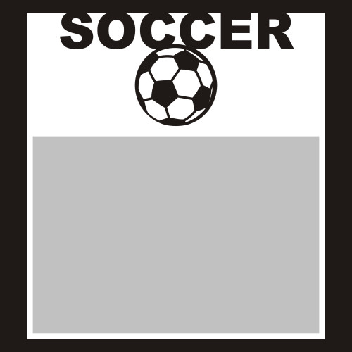 Soccer with Ball - 6x6 Overlay