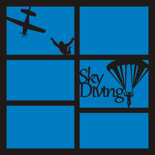Skydiving - 12x12 Overlay