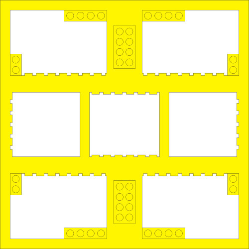 Blocks (Choose Color) - 12x12 Overlay