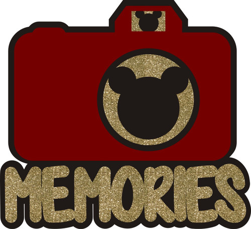 Memories Camera with Mouse Ears Lense - Die Cut