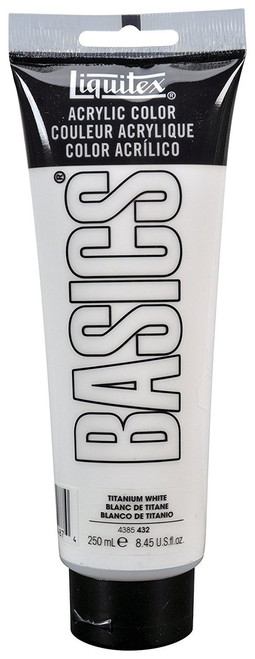 Liquitex BASICS Acrylic Paint is developed for students and artists that need quality at an outstanding value. Each color is uniquely formulated to bring out the maximum brilliance and clarity of the individual pigment. BASICS Acrylic Paint is a heavy body acrylic with a 'buttery' consistency for easy blending. It contains permanent artist pigments and it retains peaks and brush strokes. It is ideal for learning color theory and color mixing and is intermixable with all Liquitex Professional Acrylic Colors and Mediums. All colors hold the AP Seal from ACMI and are safe for educational use.