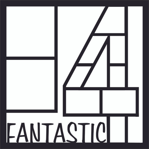 Fantastic Four - 12x12 Overlay