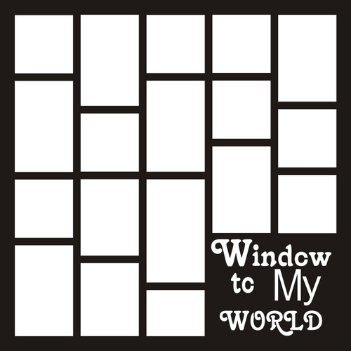 Window to my world - 12 x 12 Scrapbook OL
