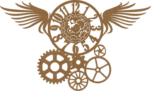 Steampunk Wings, Clock & Gears