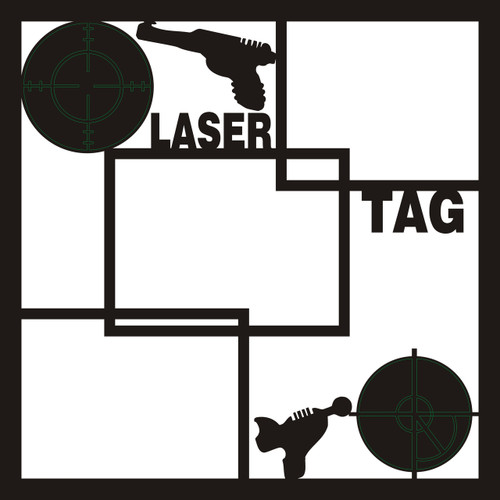 Laser Tag - 12 x 12 Scrapbook OL