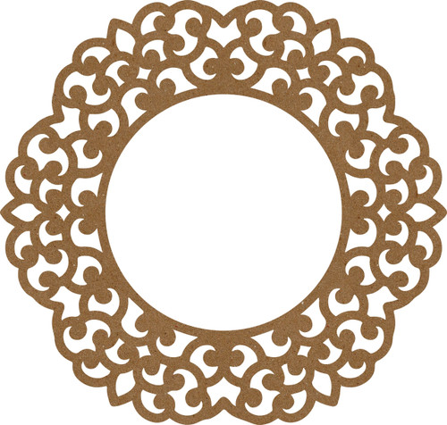 Lacey Frame - Chipboard Embellishment
