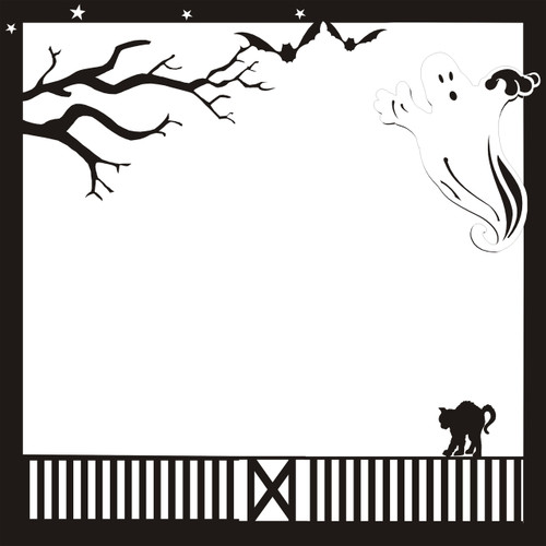 Halloween Pg 2 12 x12 ScrapbookOverlay