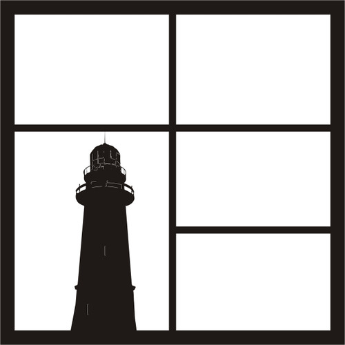 Lighthouse Pg 1 - 12 x 12 Scrapbook OL