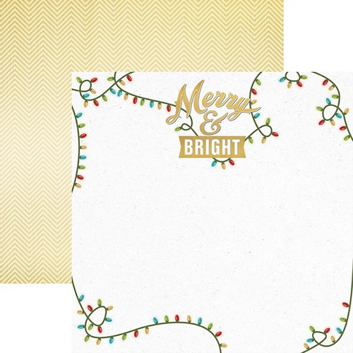 Merry & Bright 12 x 12 Double Sided Scrapbook Paper