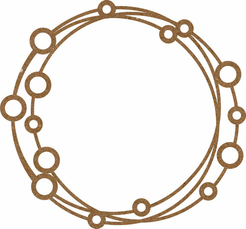 Frame Open Circles - Chipboard Embellishment