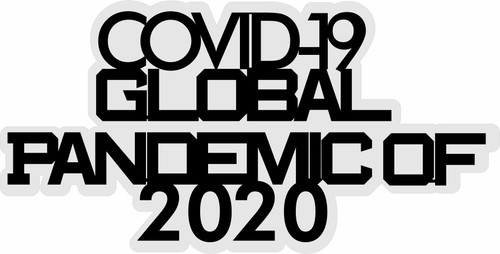 Covid-19 Global Pandemic 2020 - Laser Die Cut