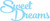 SWEET DREAMS BLUE - LASER DIE CUT