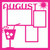 AUGUST PG 1 - 12 X 12 SCRAPBOOK OVERLAY