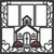 WEDDING CHAPEL - 12 X 12 SCRAPBOOK OVERLAY
