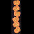 Pumpkin Vertical Title Strip - GLITTER!