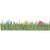 Easter Eggs in Grass Title Strip - GLITTER!