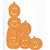 Halloween Pumpkin Stack - GLITTER!