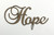 Hope - Fancy Chipboard Word