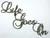 LIFE GOES ON - Chipboard Quotation