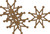 Snowflakes #4 - 4 Pack Chipboard Embellishment