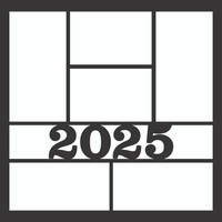 2025 - 12 X 12 SCRAPBOOK OVERLAY